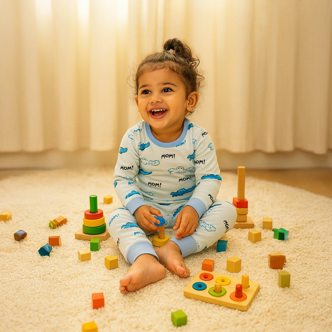 Blue Crocodile PJs (Unisex)